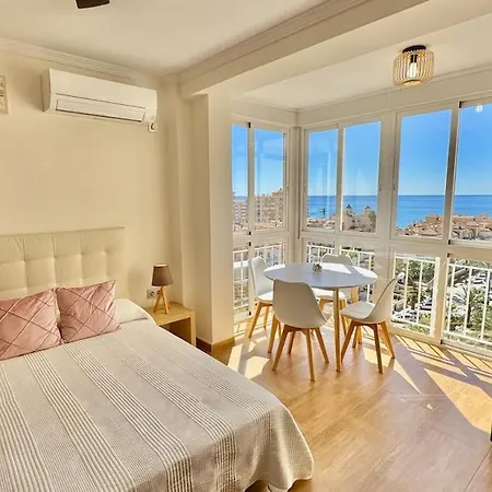 Estudio En Torrox, Piscina, Vistas Al Mar & Diseno